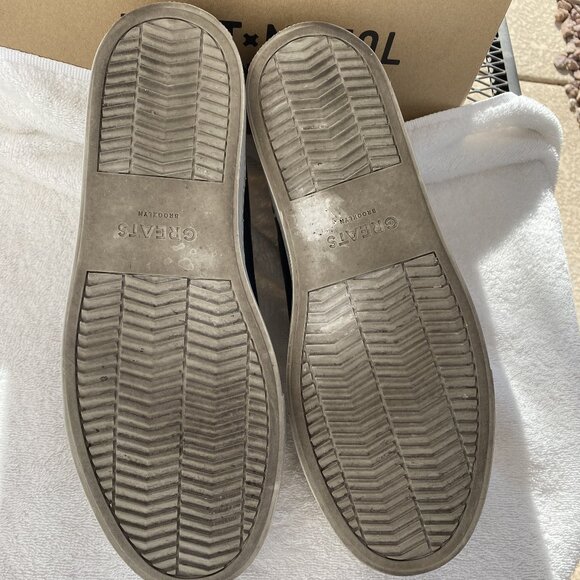 Greats Brooklyn The Royale Leather Sneakers in Navy - Size 11.5 - Picture 7 of 9